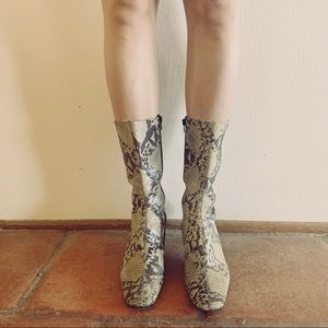 Vintage Snakeskin Boots